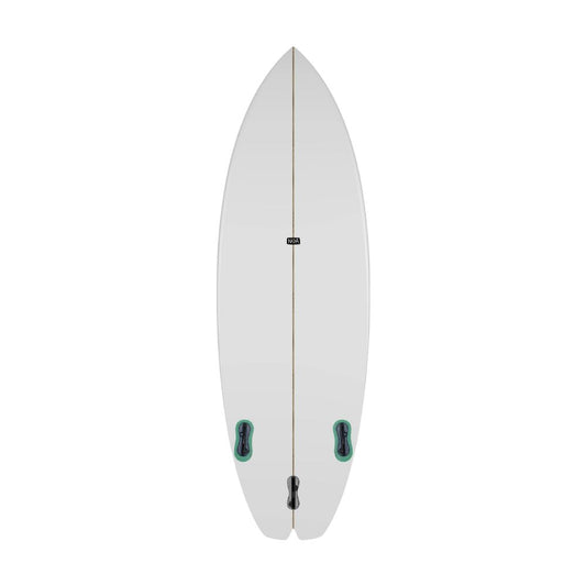 Unterseite des River Surfboards Bachforelle von NOA Surfboard