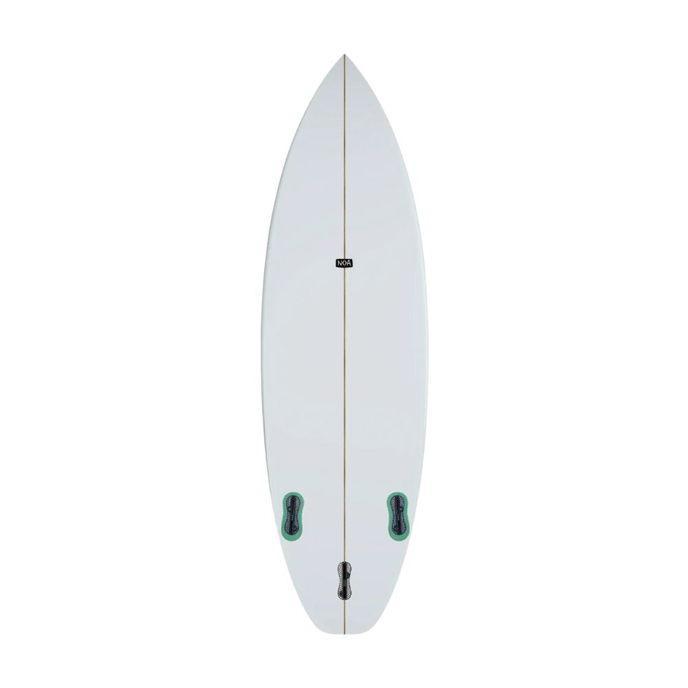 Unterseite des River Surfboards CSQ von NOA Surfboard