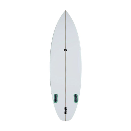 Unterseite des River Surfboards CSQ von NOA Surfboard