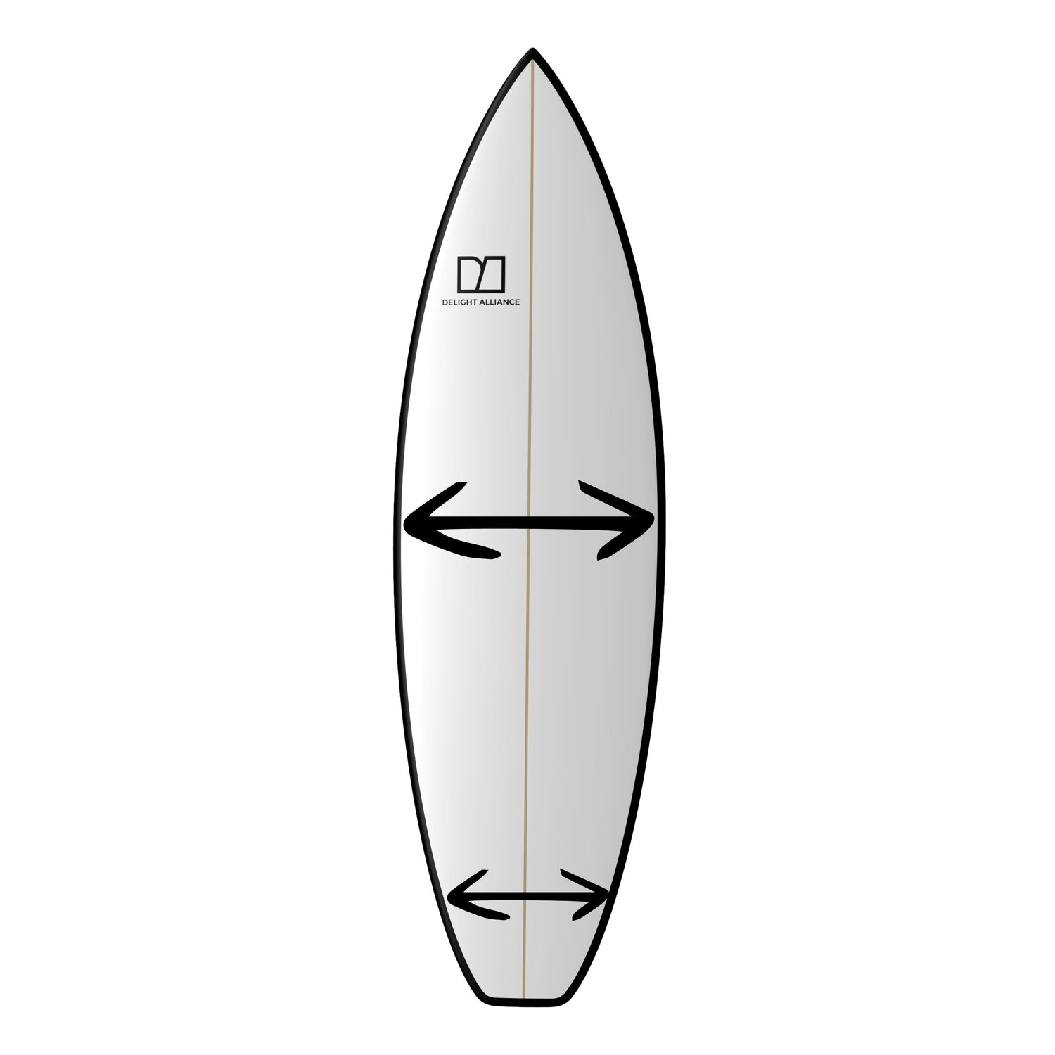 Breite und Outline von River Surfboards