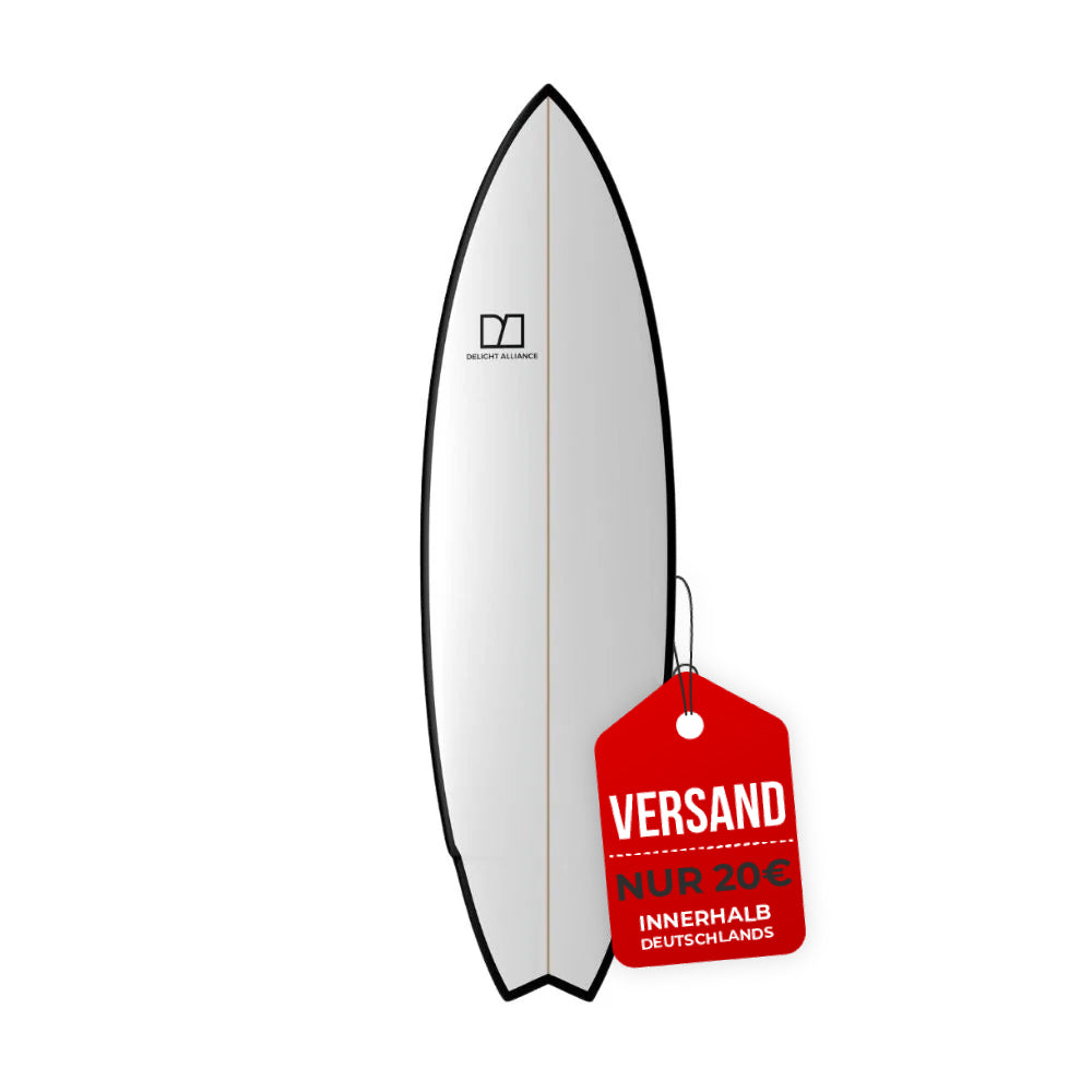 Delight Alliance Hoodoo Swallow Surfboard von oben