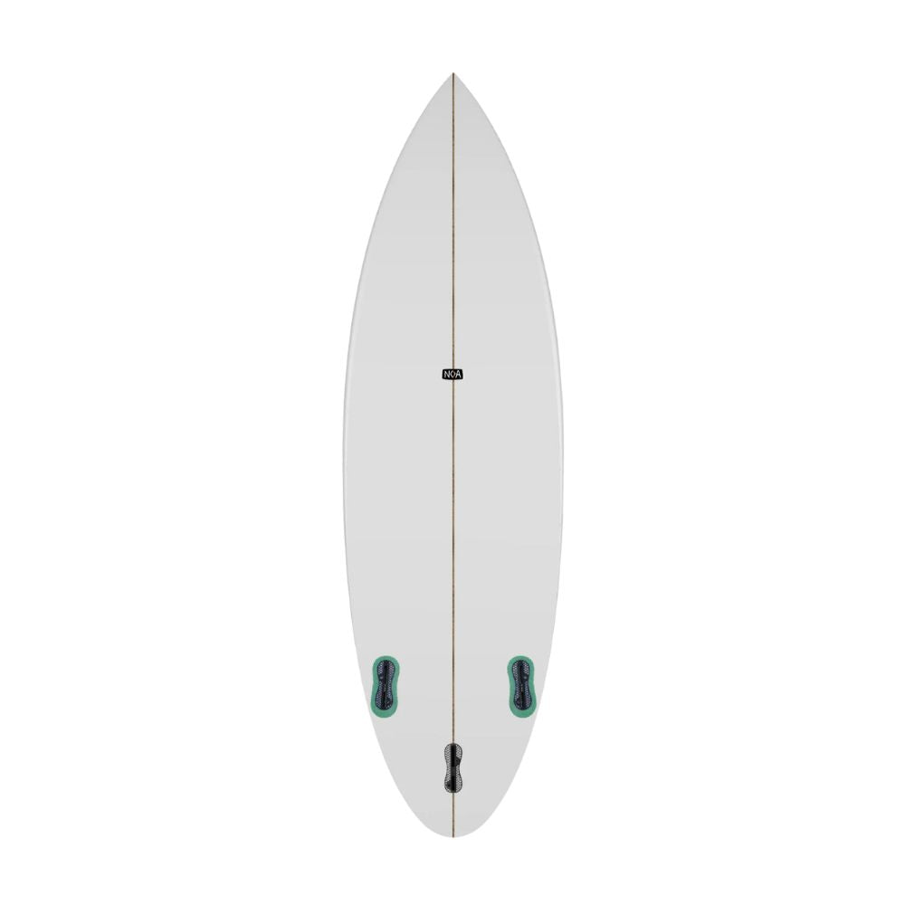 Unterseite des River Surfboards Bachforelle von NOA Surfboard