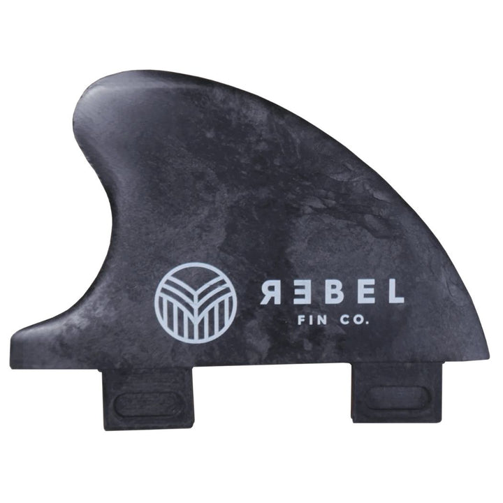 Rebel Fin Centerfinne in schwarz aus recyceltem Carbon Seite1