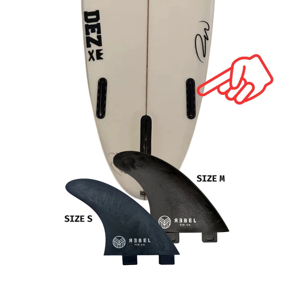 Rebel Fin - einzelne Finne (Carbon)