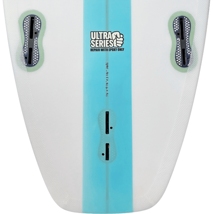 Nahaufnahme des Buster-Surfboards C-Type 5&