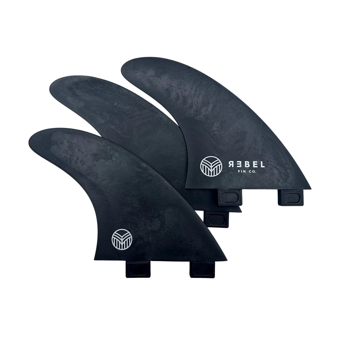 Rebel Fin - Thruster Set FCS I - Carbon schwarz