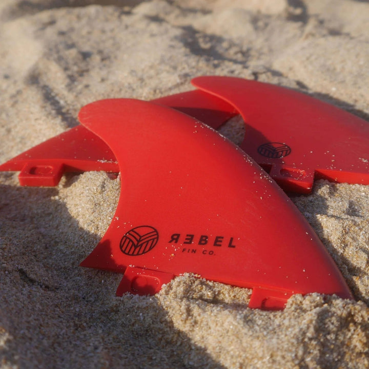 Rebel Fin - Thruster Set FCS I - Glasfaser rot