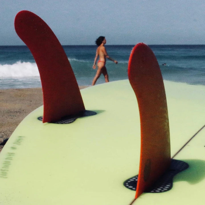 Rebel Fin - Thruster Set FCS I - Glasfaser rot