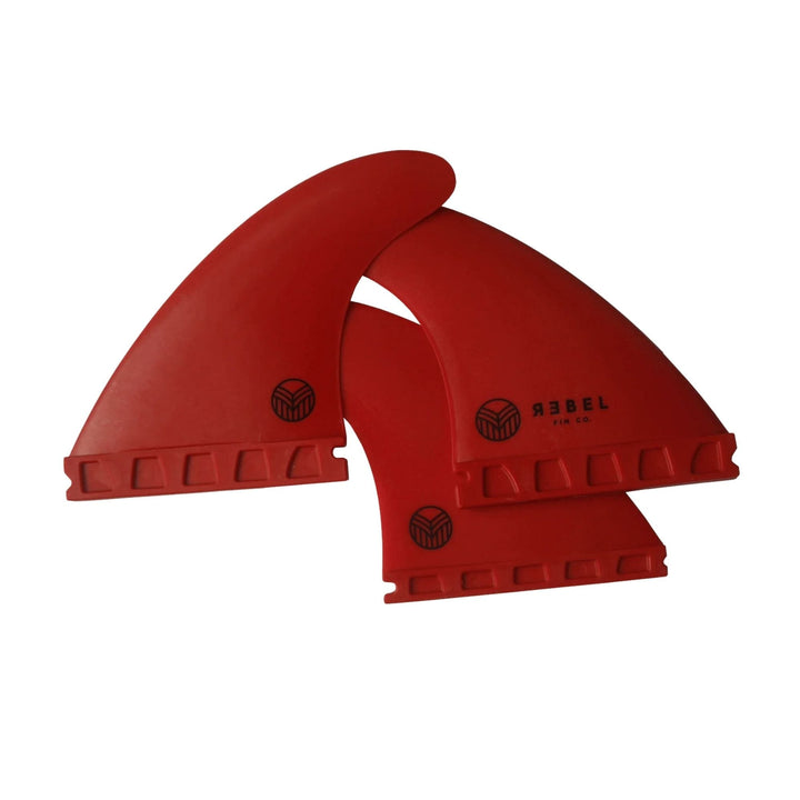 Rebel Fin - Thruster Set Futures - Glasfaser rot