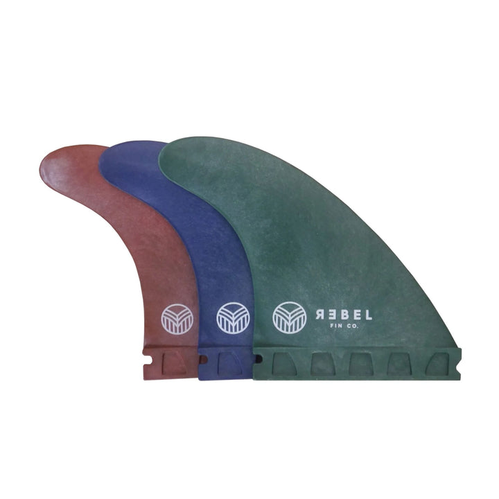 Rebel Fin - Thruster Set Futures - recycelte Fischernetze