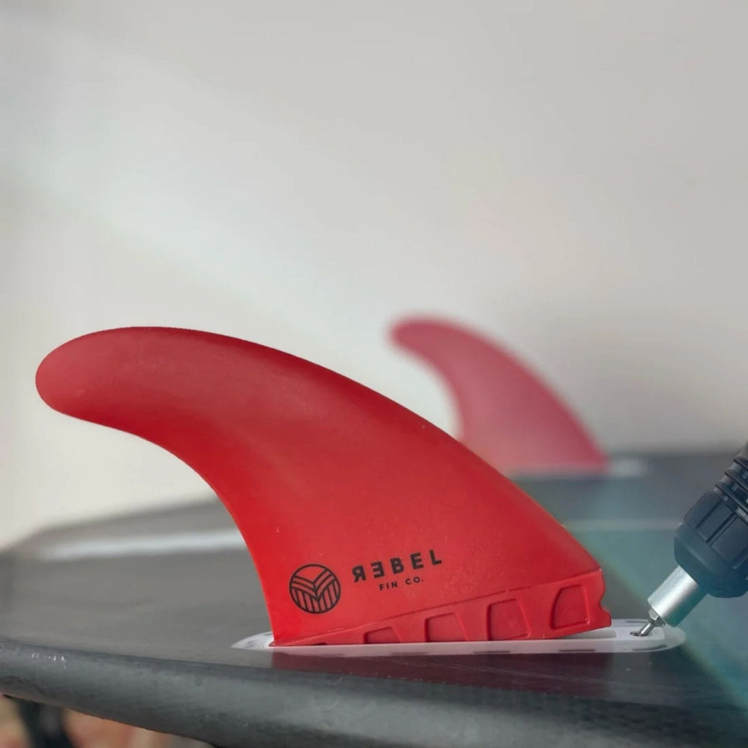 Rebel Fin - Thruster Set Futures - Glasfaser rot