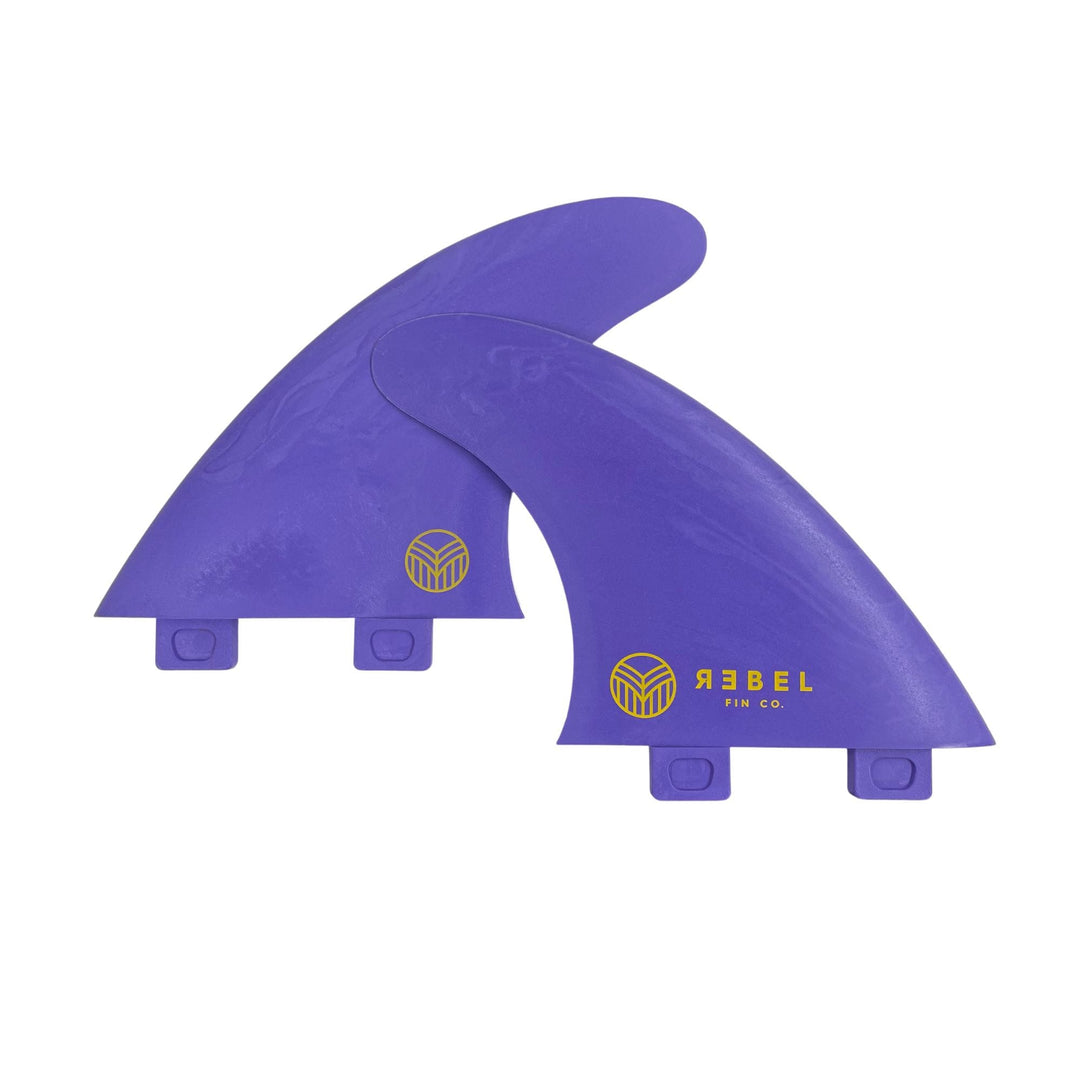 Rebel Fins - Twin Set Glasfaser lila