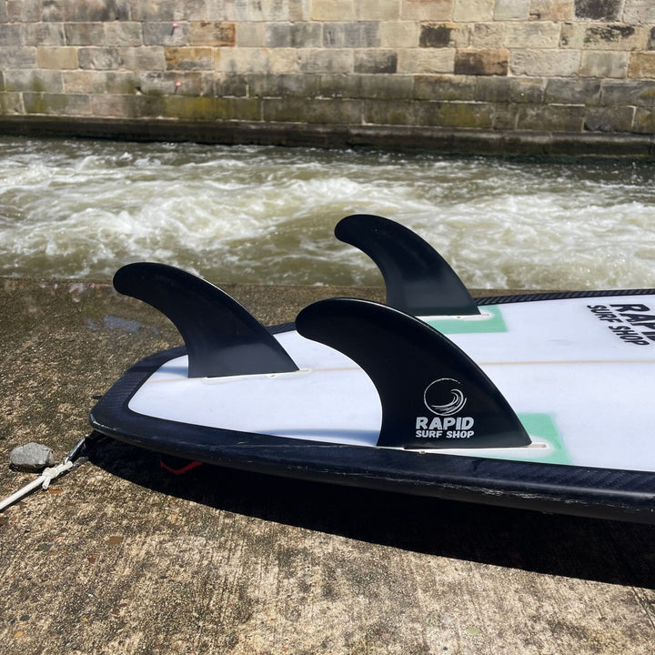 Surfboard Finnen - Thruster Set M FCSI mit Logo
