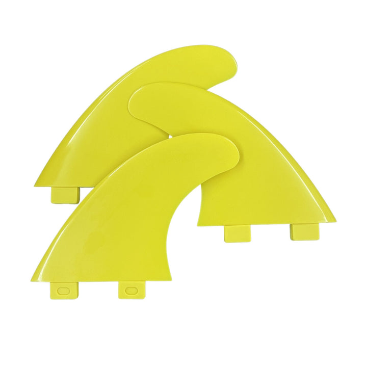 Surfboard Finnen - Thruster Set M Gelb