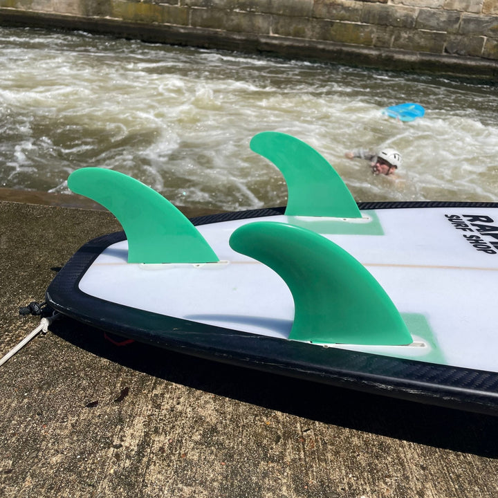 Surfboard Finnen - Thruster Set M Grün
