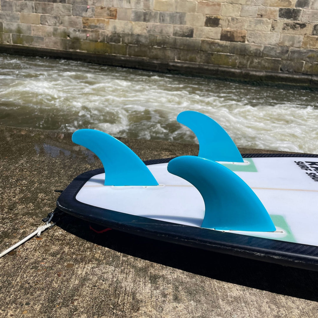 Surfboard Finnen - Thruster Set M Hellblau
