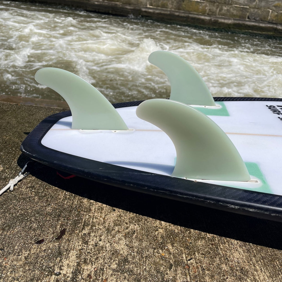 Surfboard Finnen - Thruster Set M Jade/Natur