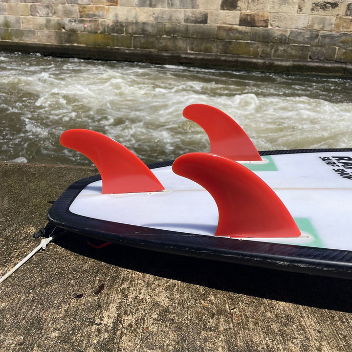 Surfboard Finnen - Thruster Set M Rot