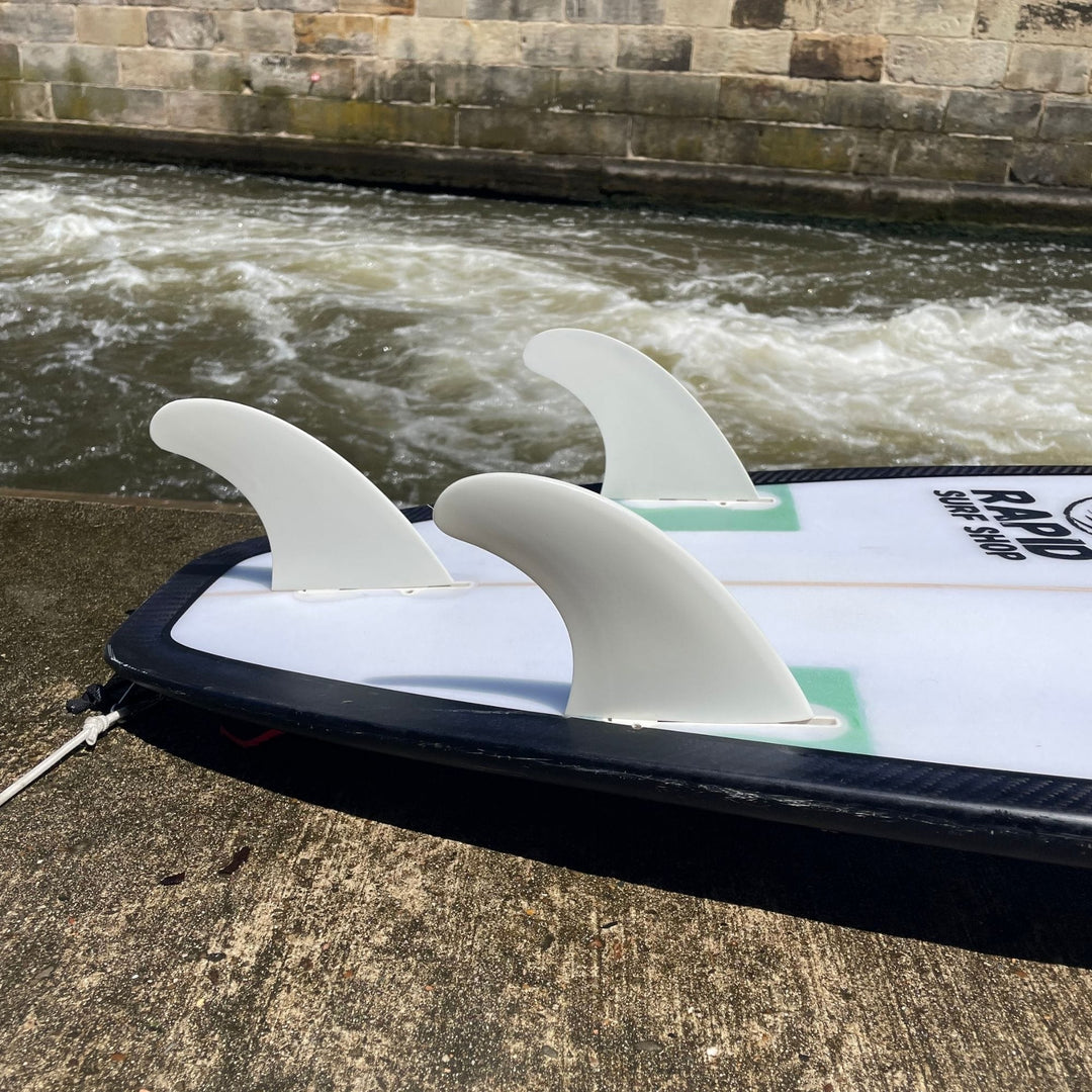 Surfboard Finnen - Thruster Set M Weiß