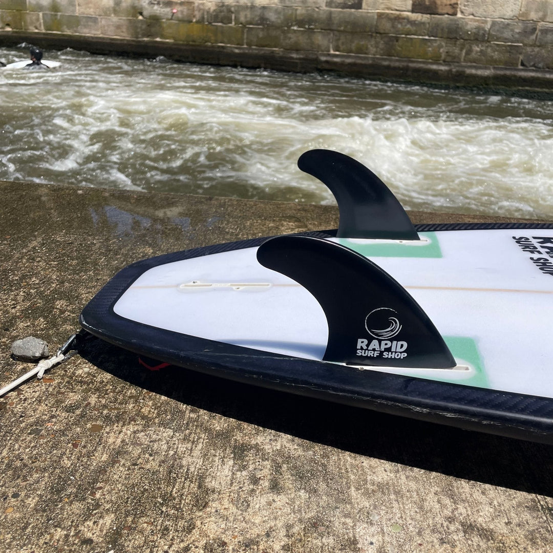 Surfboard Finnen - Twin Set M FCSI mit Logo